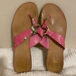 Lilly Pulitzer size 9 Mumsie McKim Sandals
